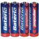Tužkové baterie AA Popular Bateria - 4ks