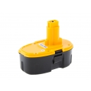 Náhradní baterie DEWALT DE9096 Ni-MH 18V 3000mAh, články PANASONIC 