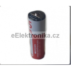 Nab&iacute;jec&iacute; baterie 1,5V Li-ion 2800 mWh USB-C - tužkov&eacute; AA